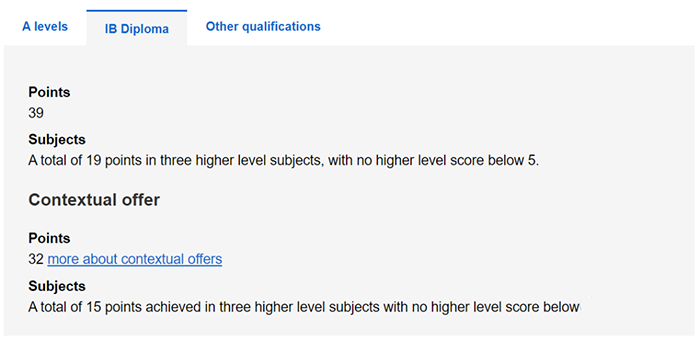 6 UCL 2023入學A Level、IB和英語成績要求5.png