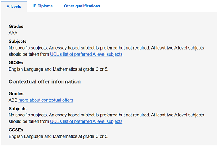 6 UCL 2023入學A Level、IB和英語成績要求14.png