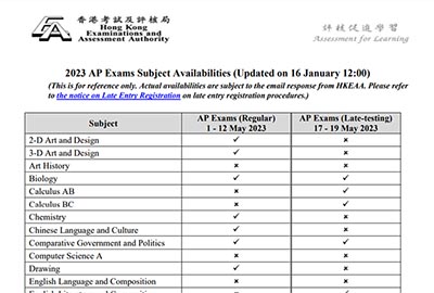 香港AP報名新增一輪2023年2月,抓緊報名！