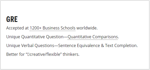 美國(guó)留學(xué)研究生申請(qǐng)：選擇GRE or GMAT
